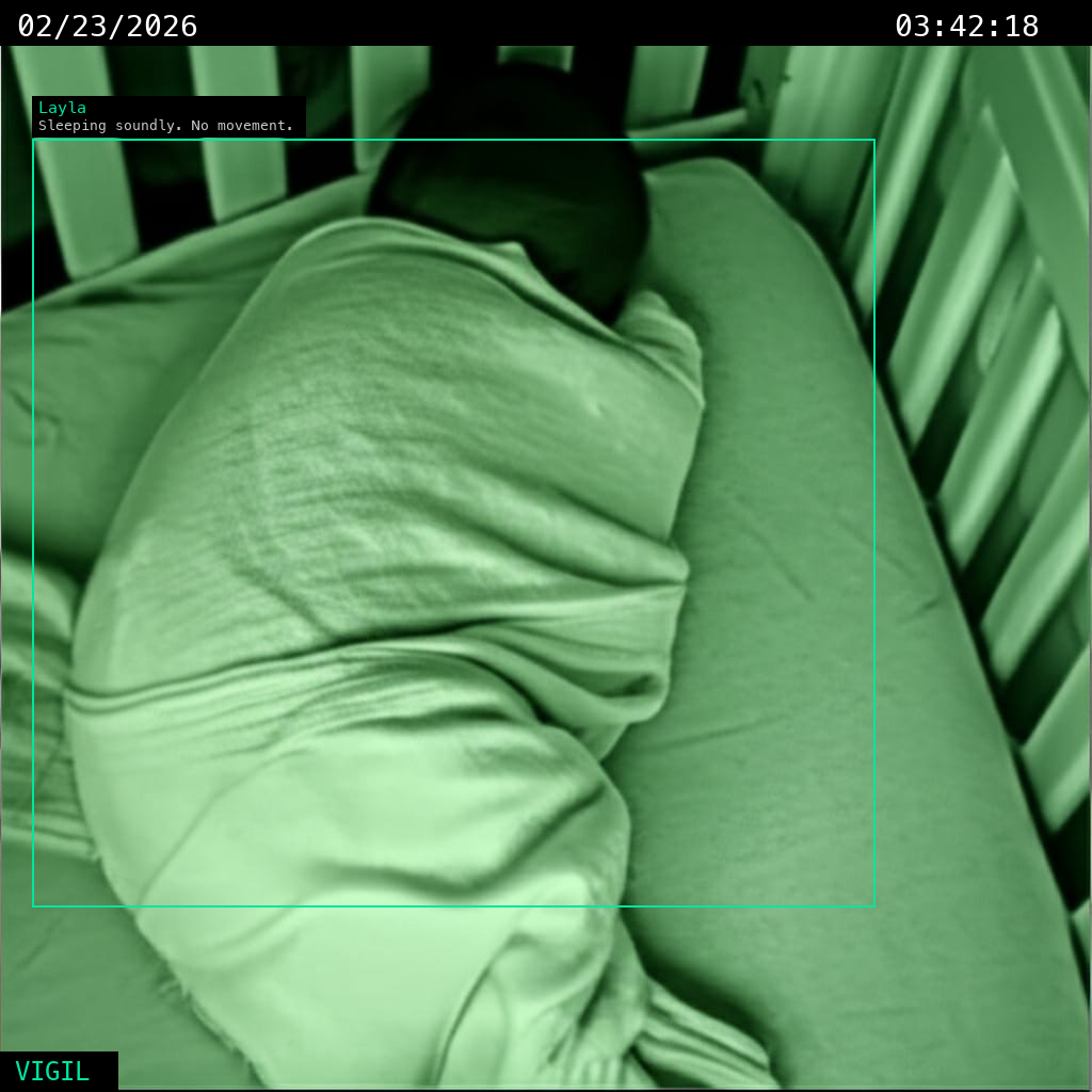 Baby monitor with AI — Vigil tracks sleep patterns